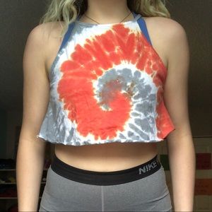 Tie dye crop top